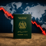 Pakistani Passport low ranking graph