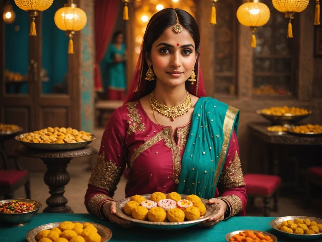 Beatiful Punjabi Kuri cerebrating Lohri