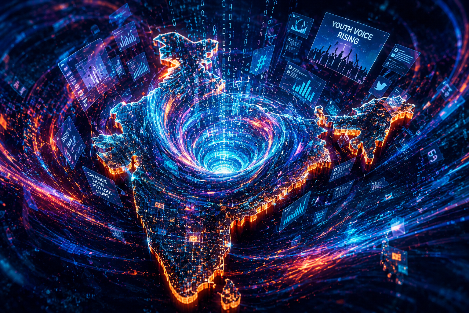 Digital Political Storm in India